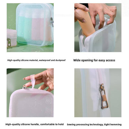 Portable Waterproof Silicone Makeup Bag