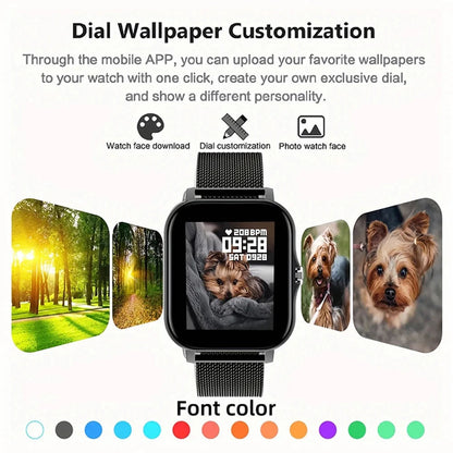Bluetooth Calling Smart Watch with Health & Fitness Tracker