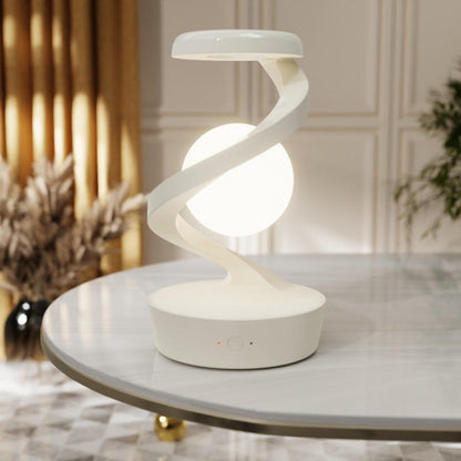 S-Shape Magnetic Levitation Moon Lamp – Gesture Control RGB Desk Light