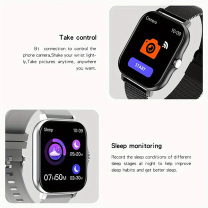Bluetooth Calling Smart Watch with Health & Fitness Tracker
