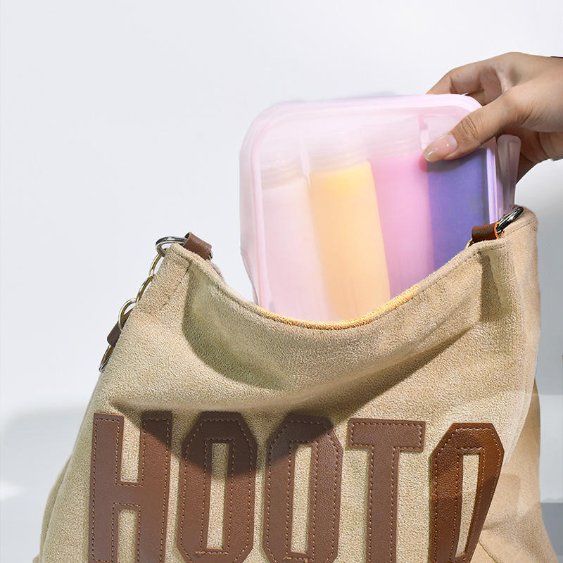 Portable Waterproof Silicone Makeup Bag