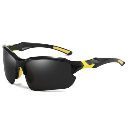 Men's Half-Frame Polarized Sports Sunglasses