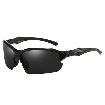 Men's Half-Frame Polarized Sports Sunglasses