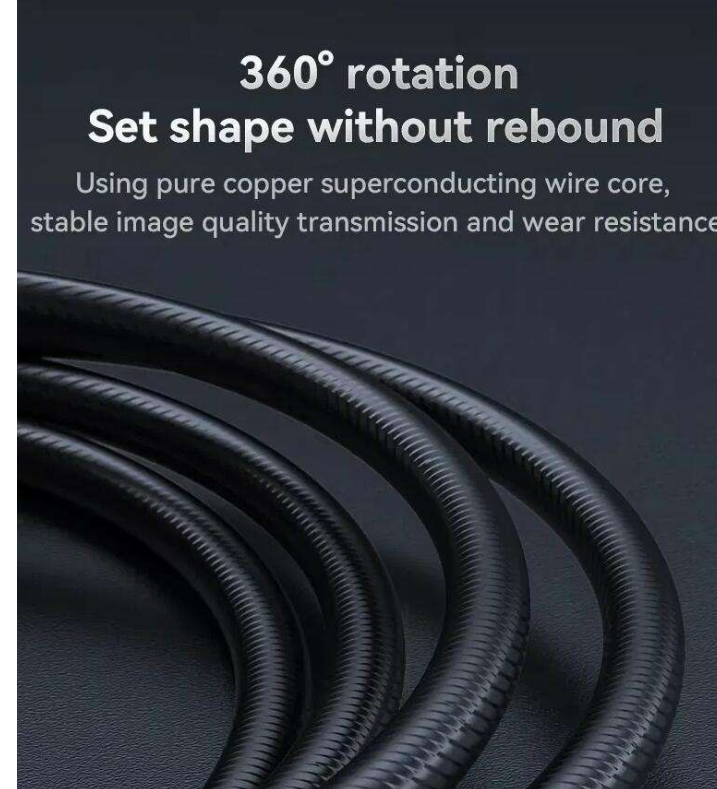 4mm Single-Lens Industrial Endoscope with LED Light