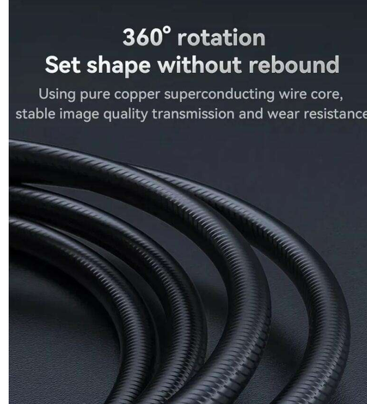 4mm Single-Lens Industrial Endoscope with LED Light